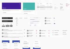 Material Design Lite UI Kit