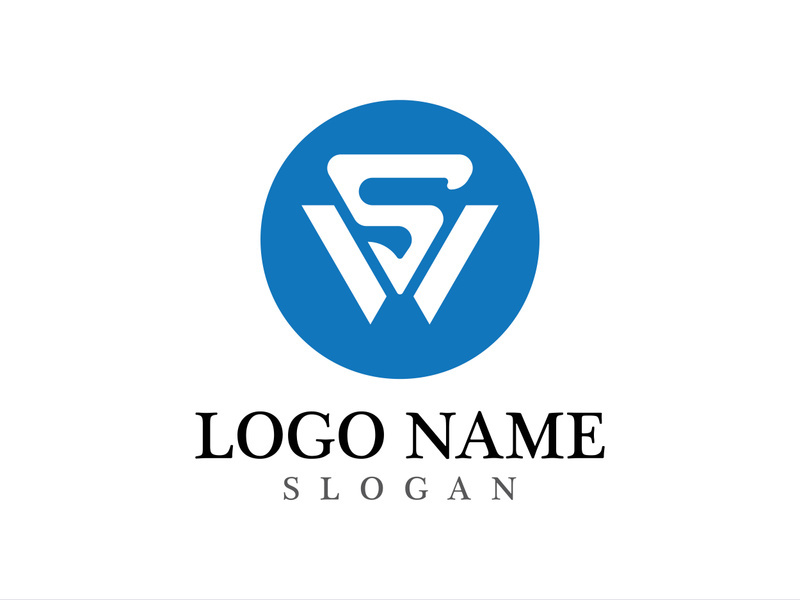 Business corporate S letter logo design vector