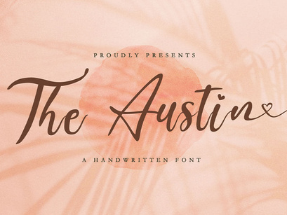 The Austin - Handwritten Script Font