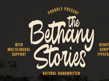 The Bethany Stories Handwritten Script preview picture