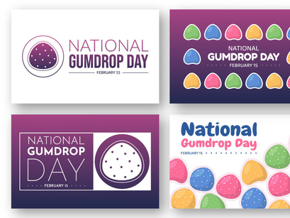 11 National Gumdrop Day Illustration