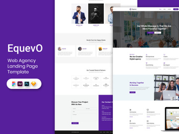 Web Agency Landing Page Template preview picture
