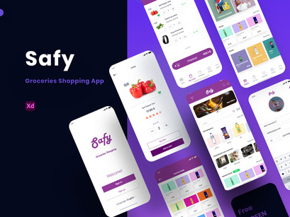 Groceries Shopping Full App (UI - UX)