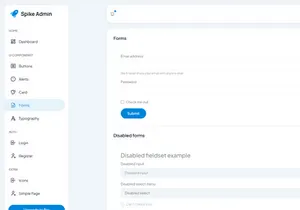 Spike Bootstrap Free Admin Dashboard Template