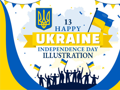 13 Ukraine Independence Day Illustration