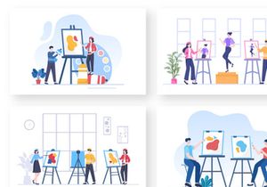 15 Painting Flat Illustration