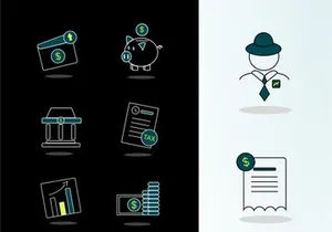 Finaci - Finance Icons Illustration Set