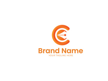Letter C Pen Logo Design preview picture