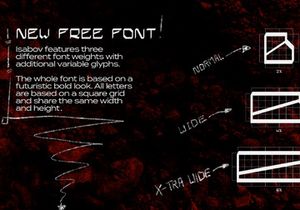 ISABOV - Free Font