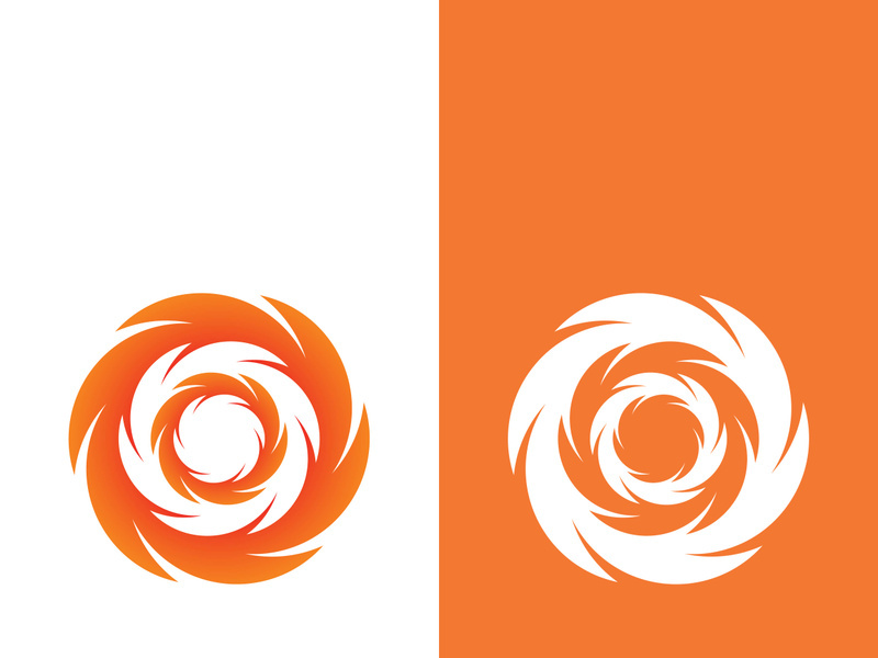 vortex vector illustration icon logo template design