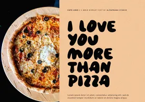 Cute Love - Display Font