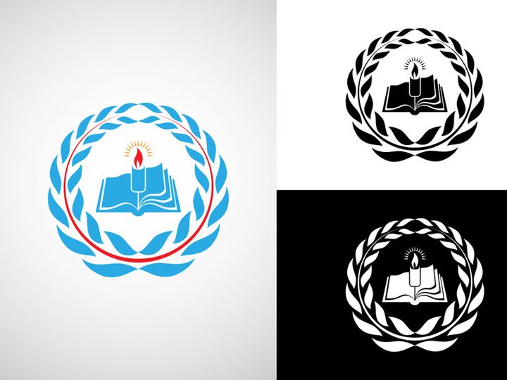 Education logo design vector template, Education and graduation logo vector illustration