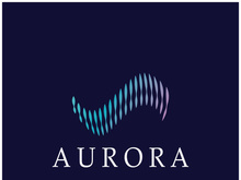 aurora logo design icon illustration vector template