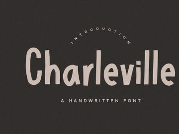 Charleville - Handwritten Font preview picture