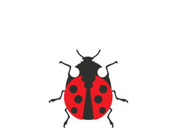 ladybird animal  vector logo symbol icon preview picture