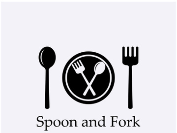 Creative spoon and fork logo. preview picture