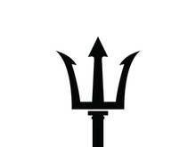 Trident Logo Template vector icon illustration design