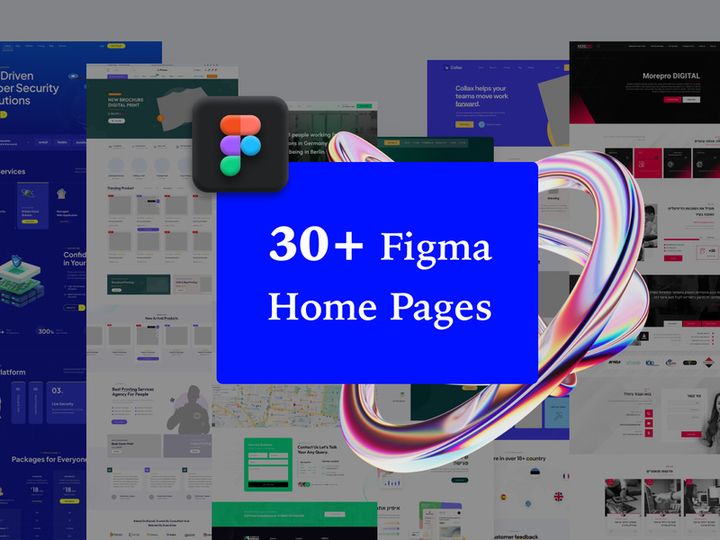 30+ Figma Home Pages