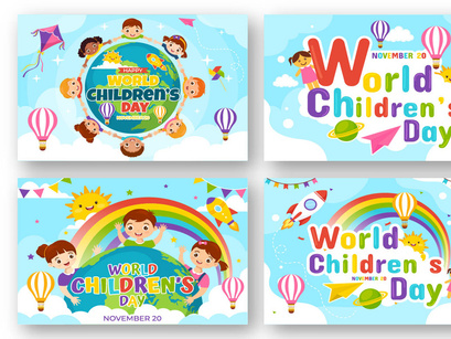 14 World Children's Day Illustration
