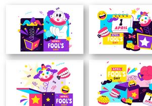 10 Happy April Fools Day Illustration