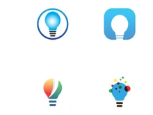 light bulb symbol vector design illustration