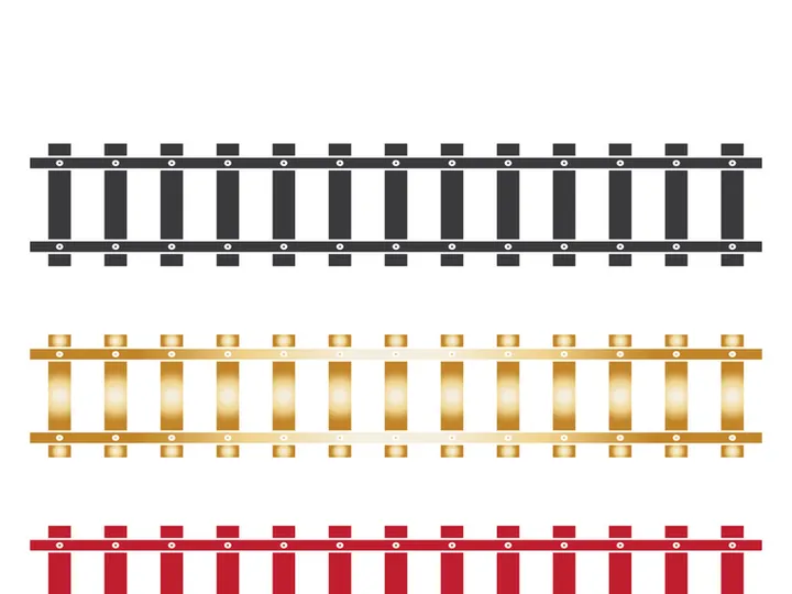 Train way icon vector for designer