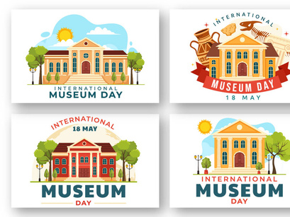 12 International Museum Day Illustration