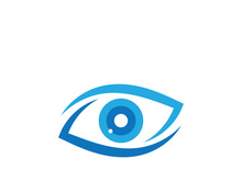 Eye care vector logo design, icon template