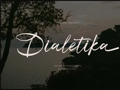 Dialetika | Handwritten Script