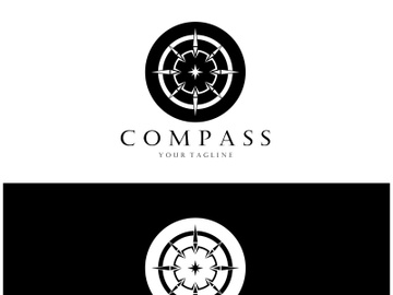 compass icon isolated on background.modern flat compass pictogram,business,marketing,internet concept.trendy simple vector symbol for websitedesign or button to mobile app.logo illustration. preview picture