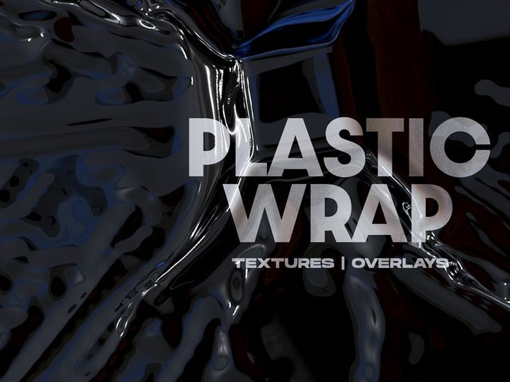Plastic Wrap Texture Background