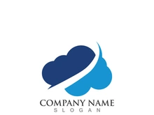 Cloud server data save upload logo