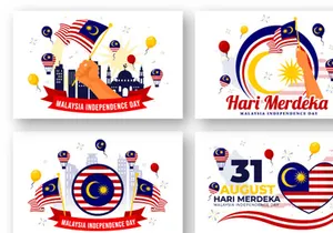 14 Malaysia Independence Day Illustration