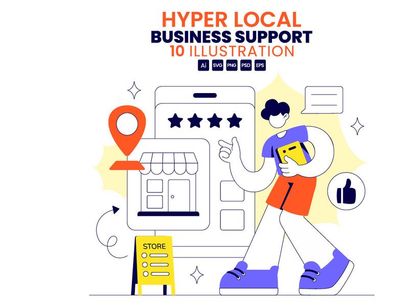 10 Hyper Local Business Support Illustration