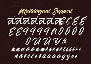 Lazyday - Bold Script Font