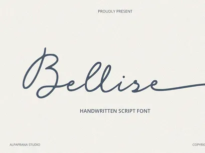 Bellise - Script Font