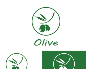 Olive fruit logo design. preview picture