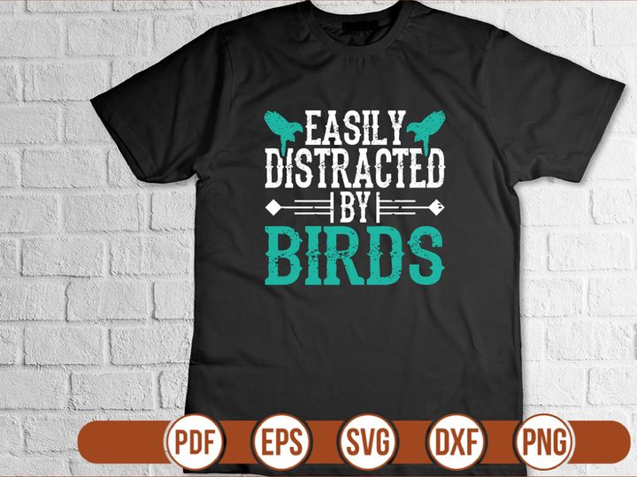 easily distracted by birds