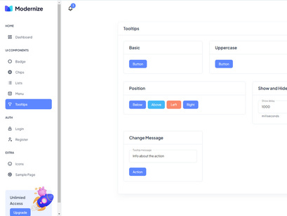 Modernize Free Angular Admin Dashboard Template