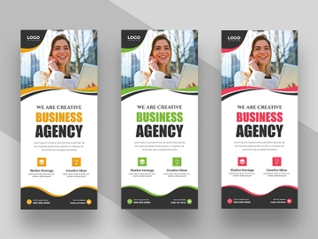 Marketing Agency Roll Up Standee Banner Ver-4 preview picture