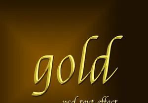 luxury gold text effect with 4 background color desgin design