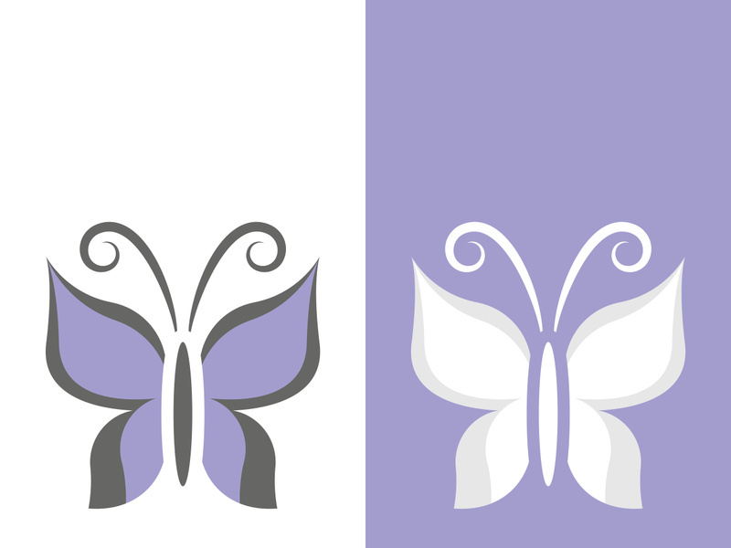 Butterfly logo icon vector design illustration