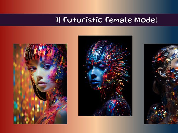 Futuristic Female Model