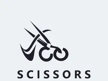 Scissors Logo Design Icon Template. Modern simple design. barbers tools and barbershop. Vector Illustration
