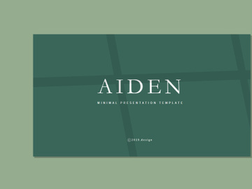 Aiden - Keynote Template preview picture