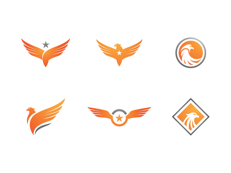 Falcon Logo Template vector