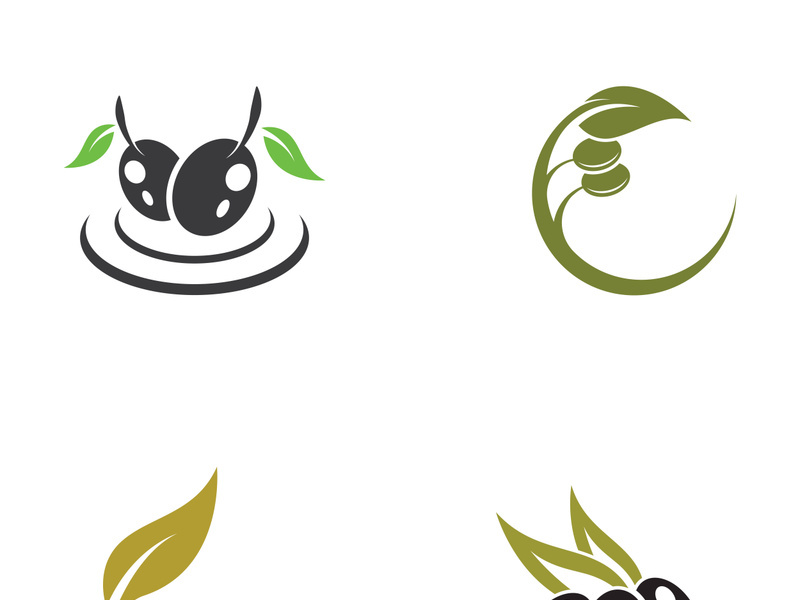 Olive fruit logo design.