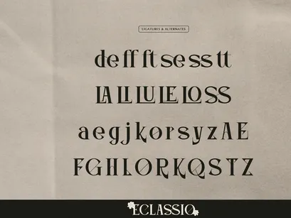 Eclassio | Display Serif Font