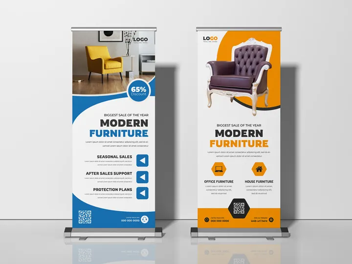 Furniture Sale Roll Up Signage Standee Ver-1