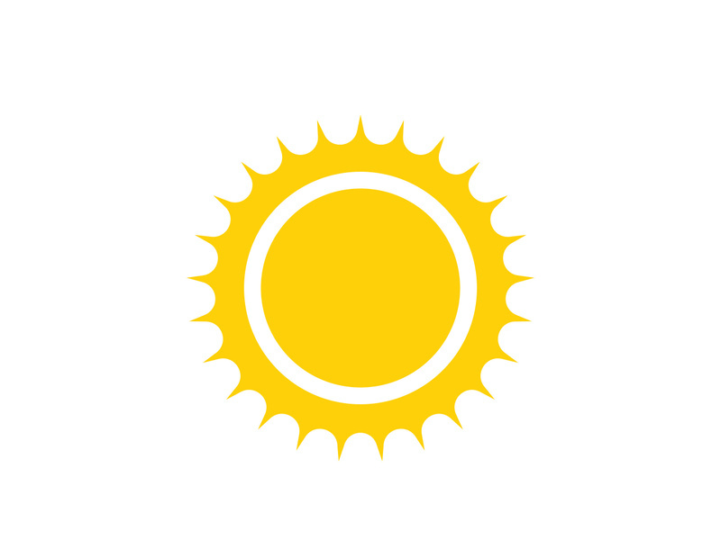 Sun Vector illustration Icon